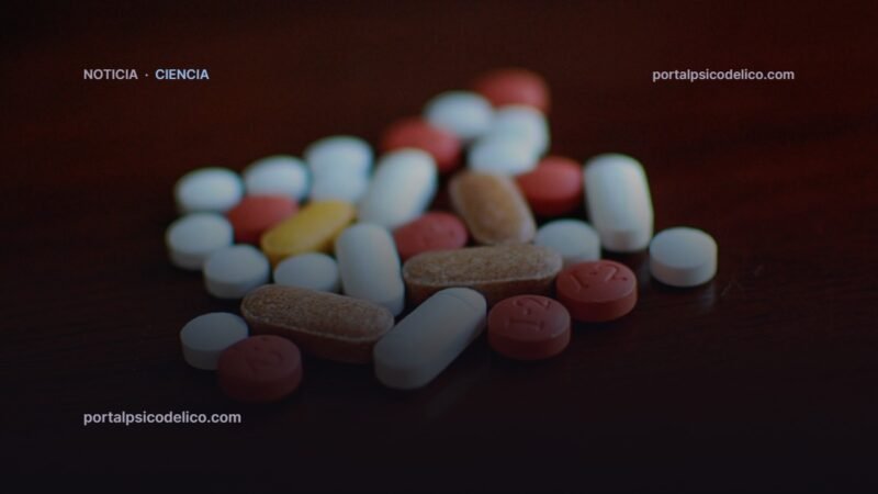 Pastillas de colores para ensayo clínico con placebo activo
