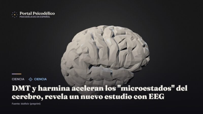 Estudio con EEG sobre DMT y harmina y microestados cerebrales